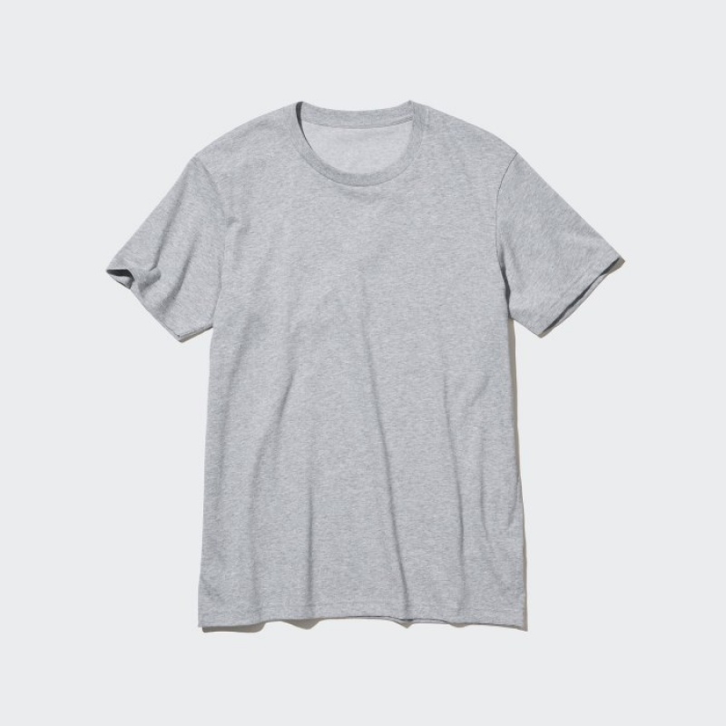 Koszulki Damskie Uniqlo Dry Color Crew Neck Short-Sleeve Fioletowe | 3635931