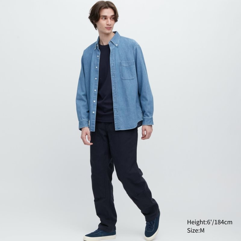 Koszulki Męskie Uniqlo HEATTECH Ultra Warm Crew Neck Long-Sleeve Czarne | 5883590