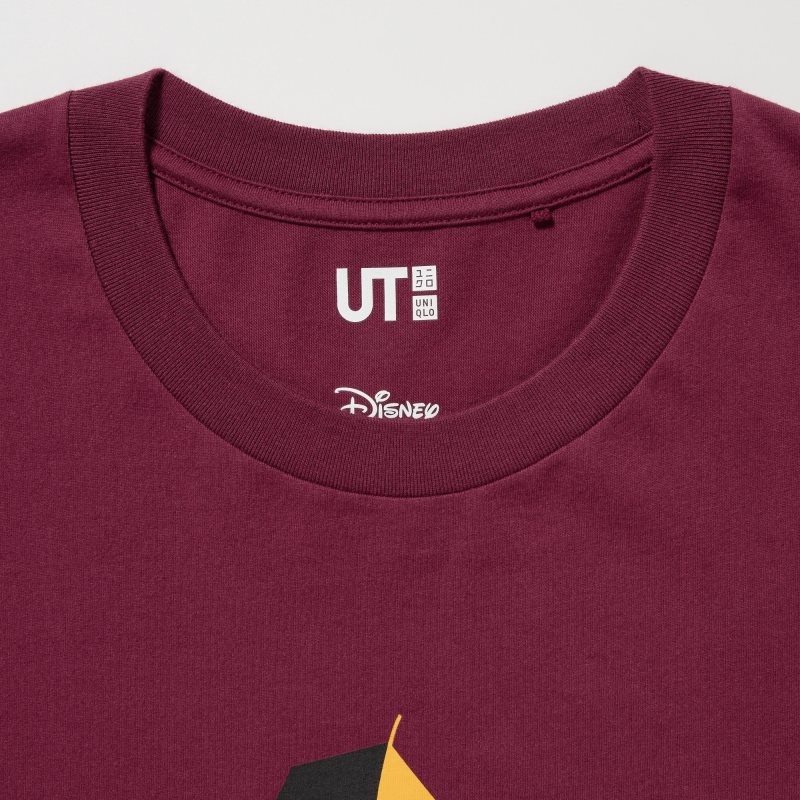 Koszulki Męskie Uniqlo Mickey Stands Ut Short-sleeve Graphic Bordowe | 3679888