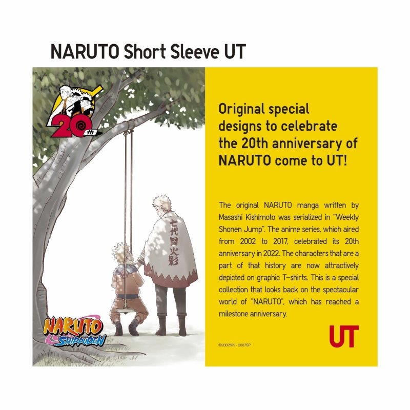 Koszulki Męskie Uniqlo Naruto Ut Short-sleeve Graphic Minato Namikaze Białe | 9464384