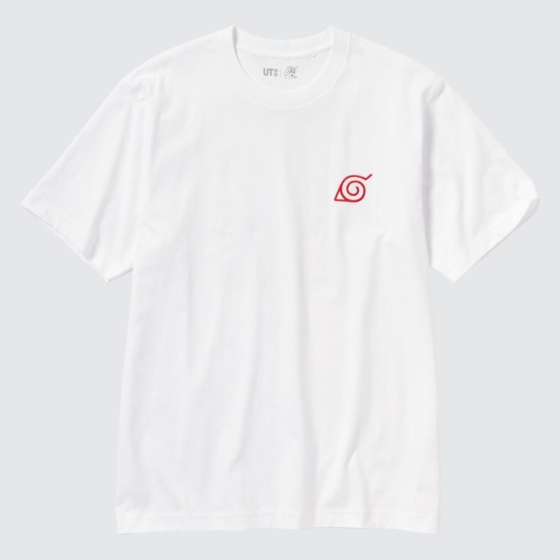 Koszulki Męskie Uniqlo Naruto Ut Short-sleeve Graphic Minato Namikaze Białe | 9464384