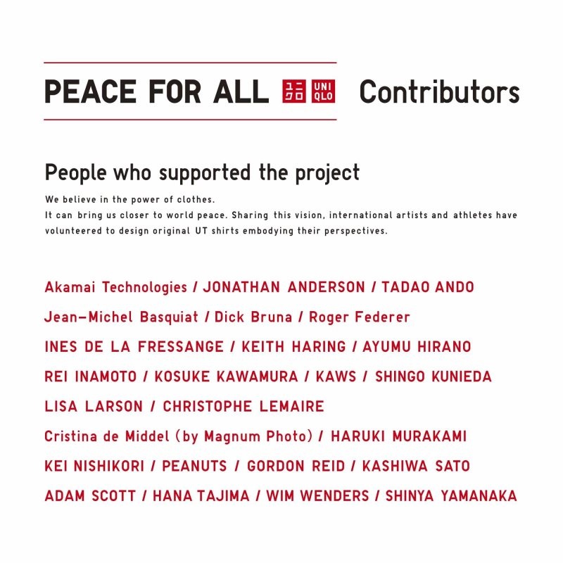 Koszulki Męskie Uniqlo Peace For All Short-sleeve Graphic Rei Inamoto Czarne | 3329746