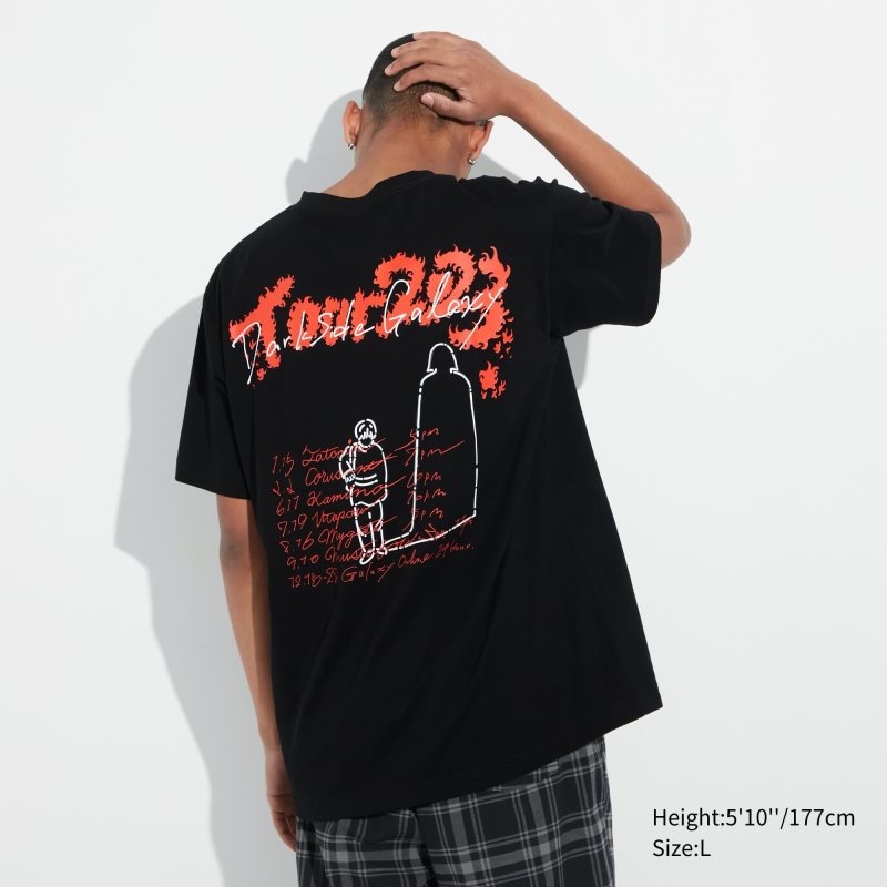 Koszulki Męskie Uniqlo Utgp2023: Magic For All Ut Short-sleeve Graphic Takashi Miyahira Czarne | 2911418