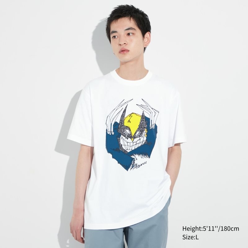 Koszulki Męskie Uniqlo Utgp2023: Magic For All Ut Short-sleeve Graphic Hiroyuki Morita Białe | 842601