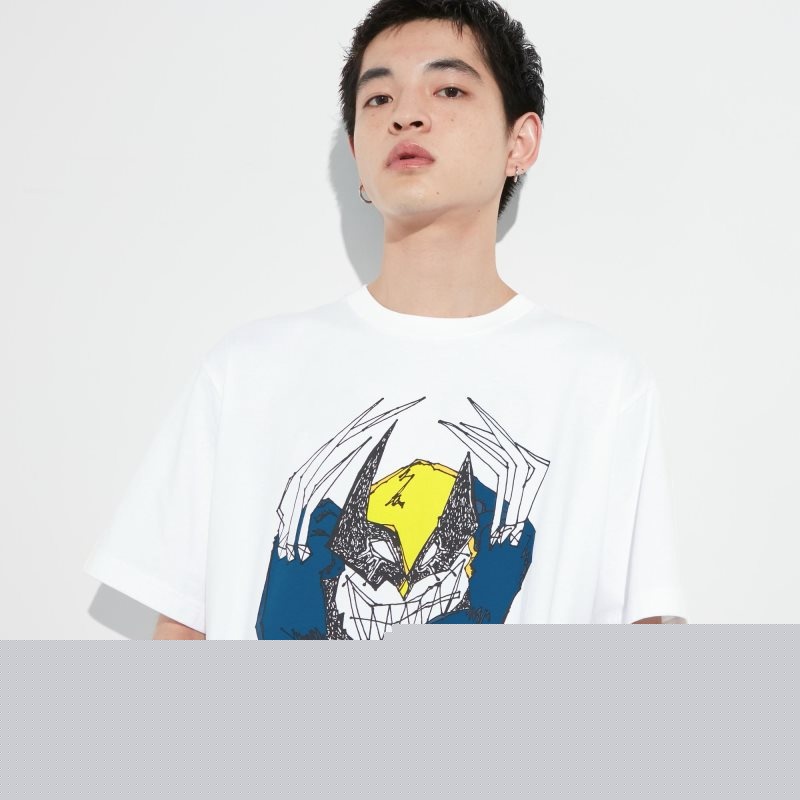 Koszulki Męskie Uniqlo Utgp2023: Magic For All Ut Short-sleeve Graphic Hiroyuki Morita Białe | 842601