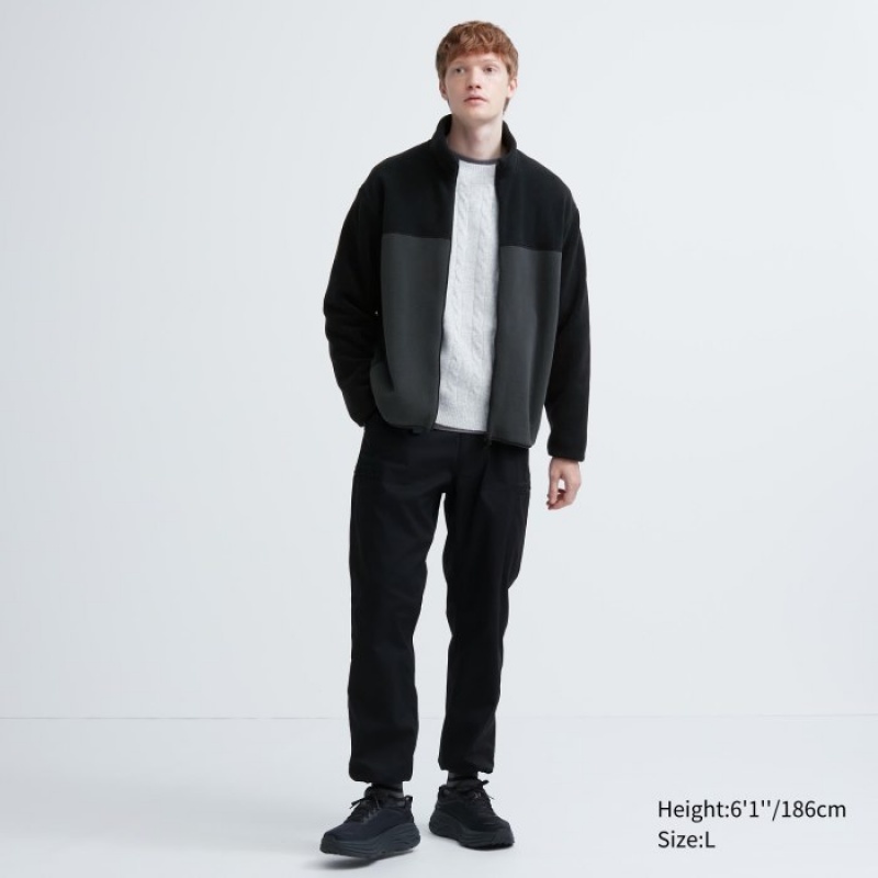 Kurtki Damskie Uniqlo Fleece Full-Zip Beżowe | 4166153