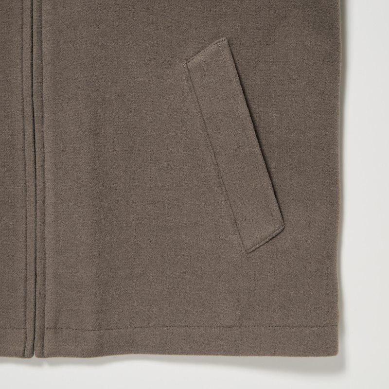 Kurtki Męskie Uniqlo Single Collar Short Granatowe | 4990503