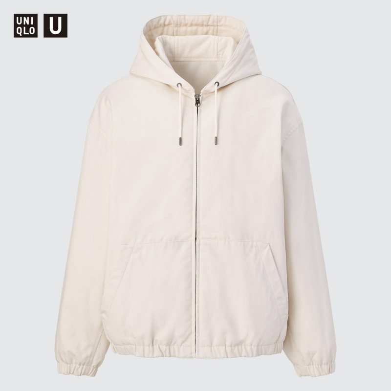 Kurtki Męskie Uniqlo U Zip-up Brązowe | 2688786