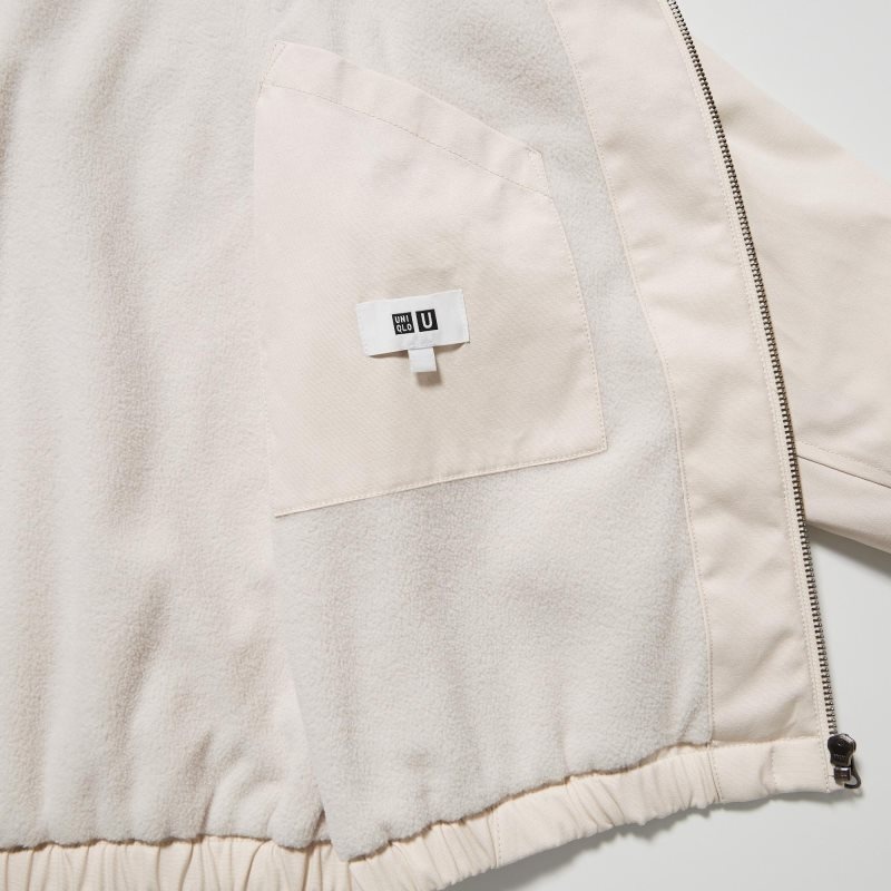 Kurtki Męskie Uniqlo U Zip-up Brązowe | 2688786