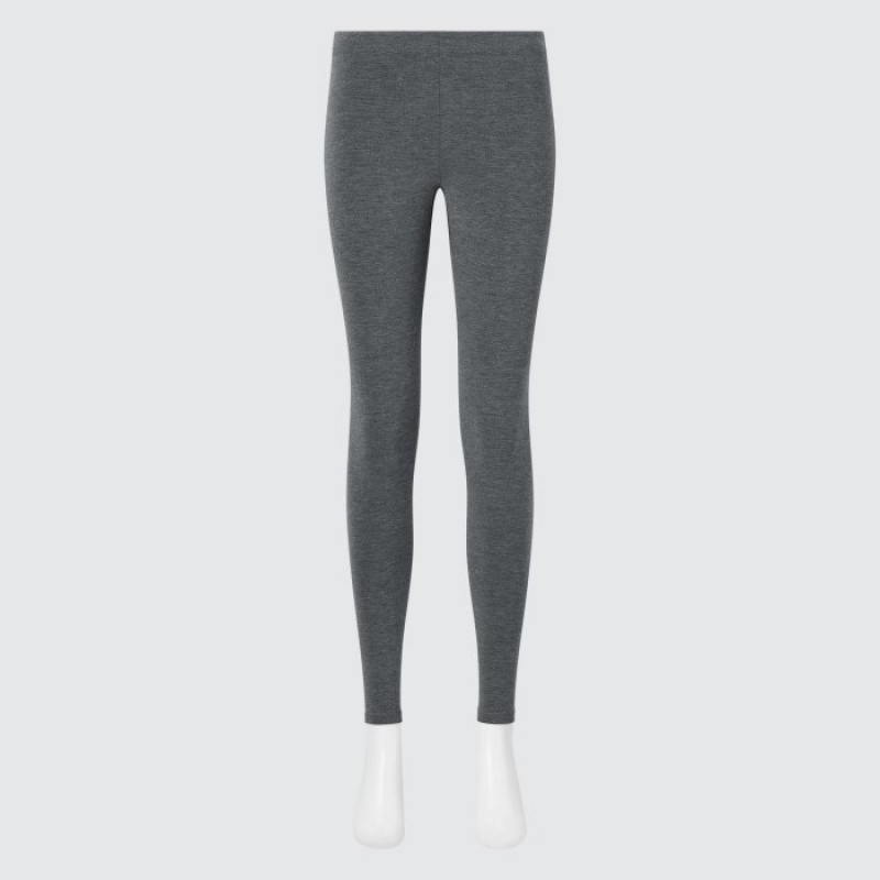 Legginsy Damskie Uniqlo HEATTECH Ultra Warm Szare | 5674062