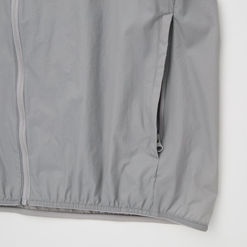 Parka Męskie Uniqlo Pocketable Uv Protection 3d Cut Czarne | 5671623
