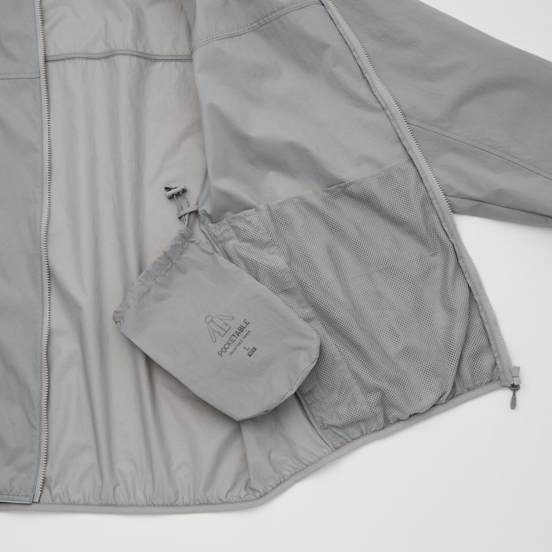 Parka Męskie Uniqlo Pocketable Uv Protection 3d Cut Czarne | 5671623