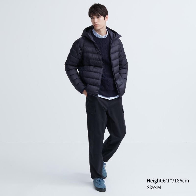 Parka Męskie Uniqlo Ultra Light Down 3d Cut Oliwkowe | 900631