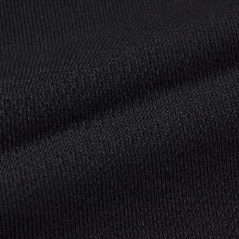 Podkoszulka Damskie Uniqlo Dry Color Ribbed Granatowe | 8087265
