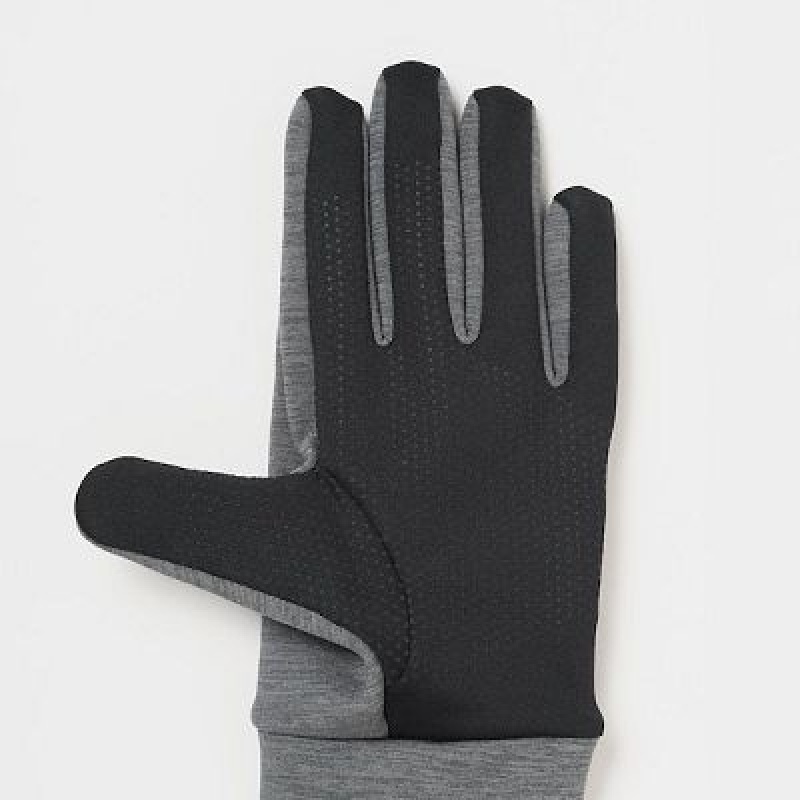 Rękawiczki Damskie Uniqlo HEATTECH Lined Stretch Czarne | 8067188