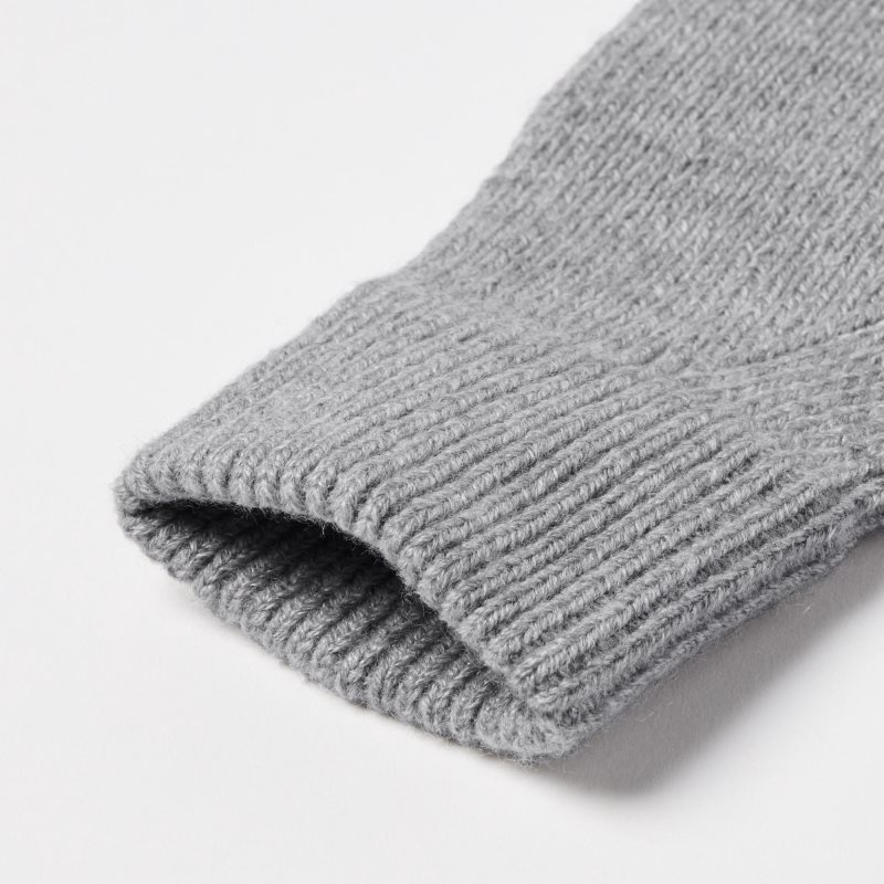 Rękawiczki Męskie Uniqlo HEATTECH Knitted Szare | 9957363