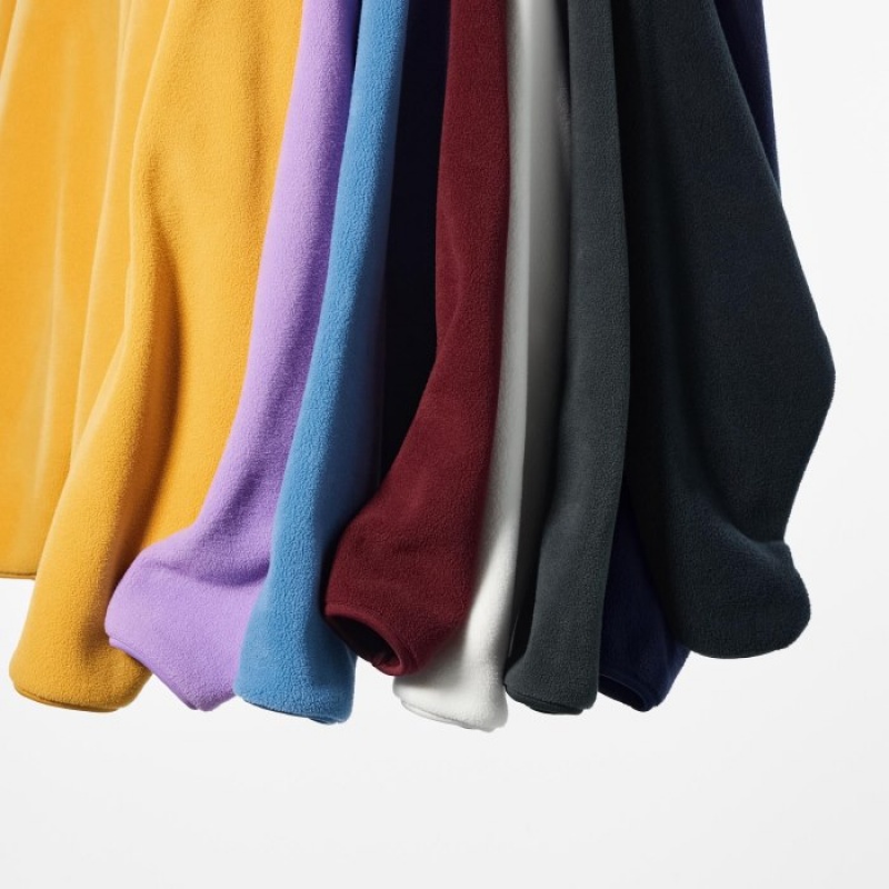 Runo Damskie Uniqlo Full-Zip Żółte | 3266566