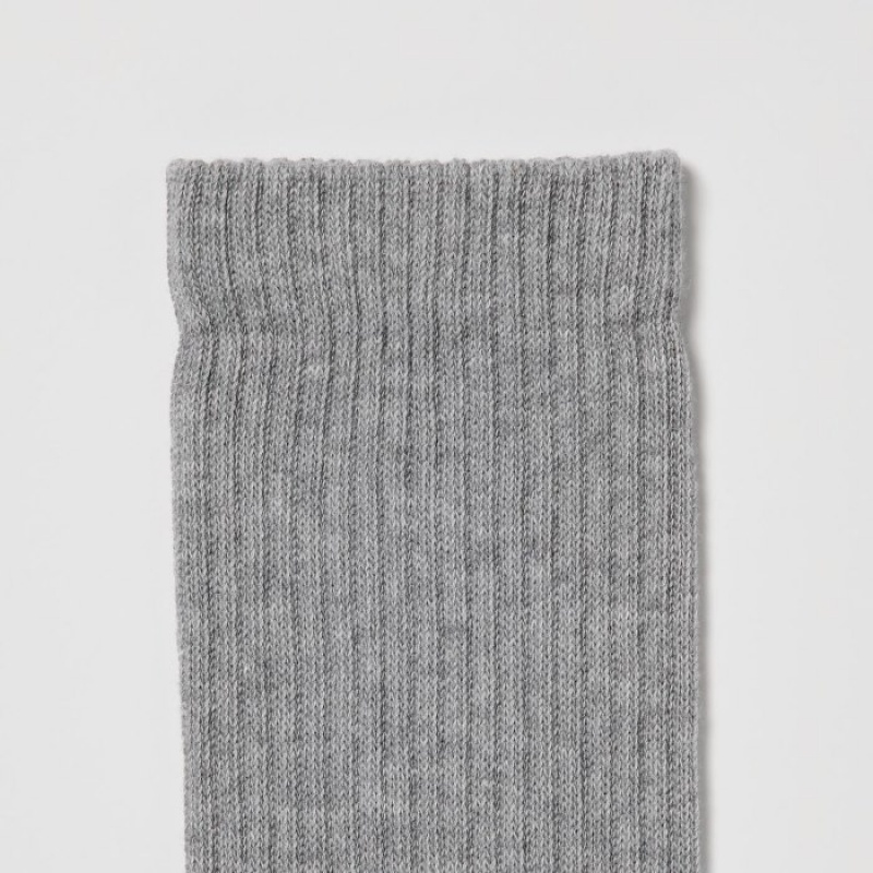 Skarpetki Damskie Uniqlo 3 Pack Białe | 2054841