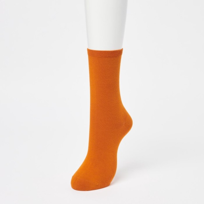 Skarpetki Damskie Uniqlo 3 Pack Białe | 3392130