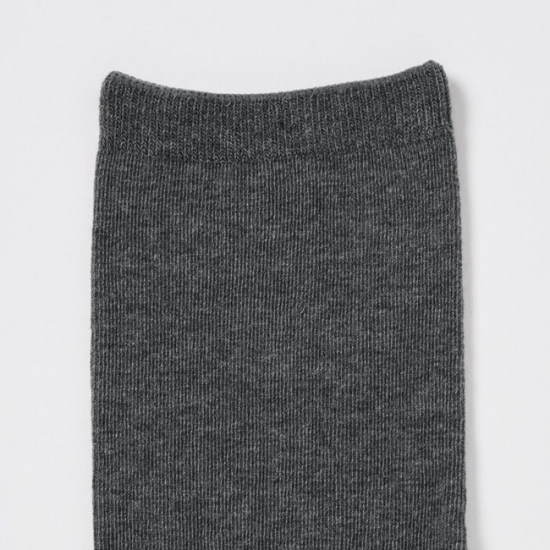 Skarpetki Damskie Uniqlo 3 Pack Białe | 3392130