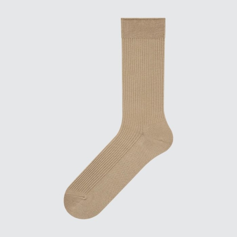Skarpetki Damskie Uniqlo Colorful 50 Beżowe | 5655821
