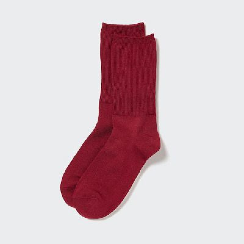 Skarpetki Damskie Uniqlo HEATTECH 2-Way Czerwone | 8328812