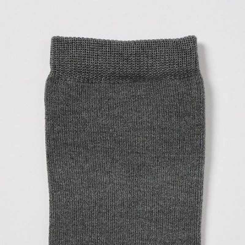Skarpetki Damskie Uniqlo HEATTECH Szare | 1481806