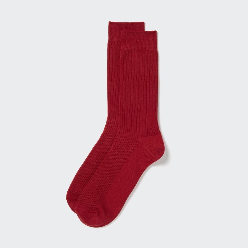 Skarpetki Męskie Uniqlo Colorful 50 Czerwone | 5924855