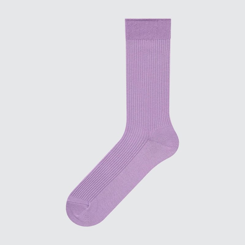Skarpetki Męskie Uniqlo Colorful 50 Fioletowe | 5031809