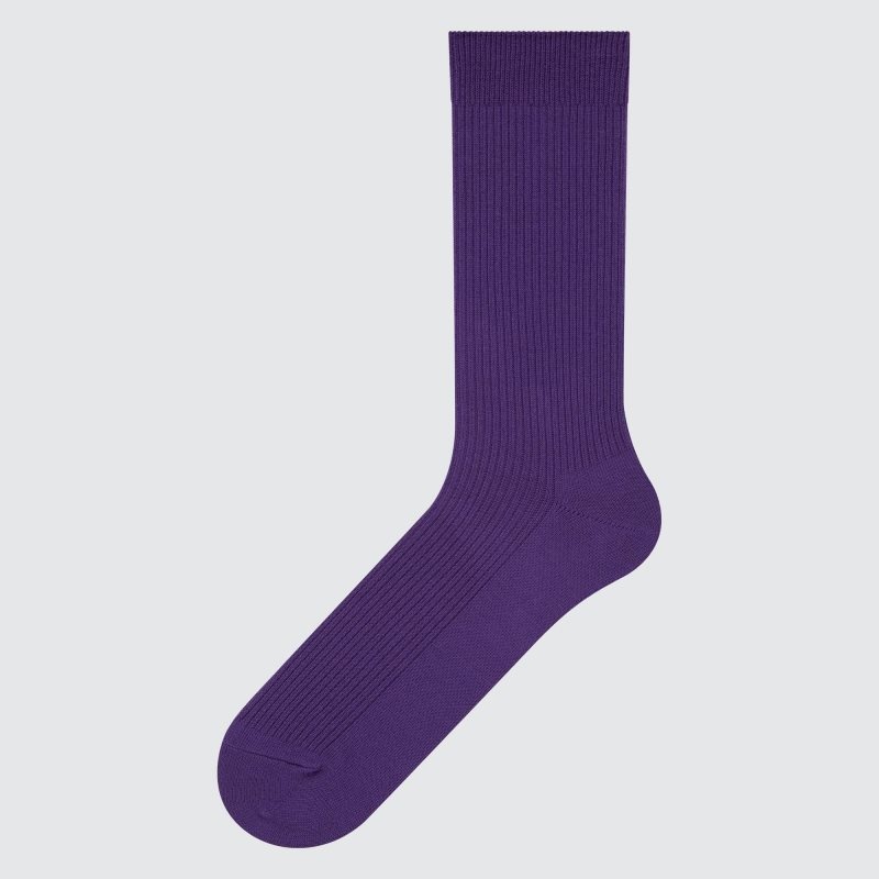 Skarpetki Męskie Uniqlo Colorful 50 Fioletowe | 1062069