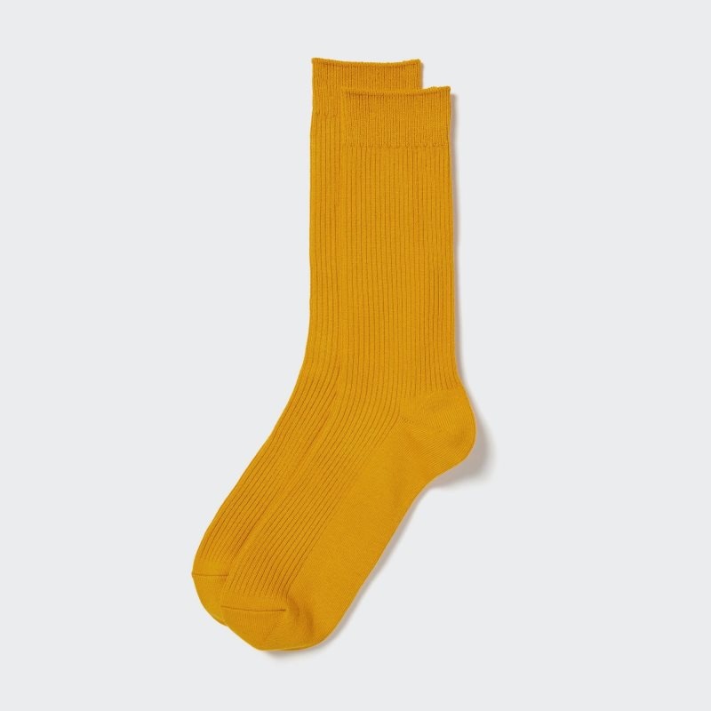Skarpetki Męskie Uniqlo Colorful 50 Żółte | 2768039